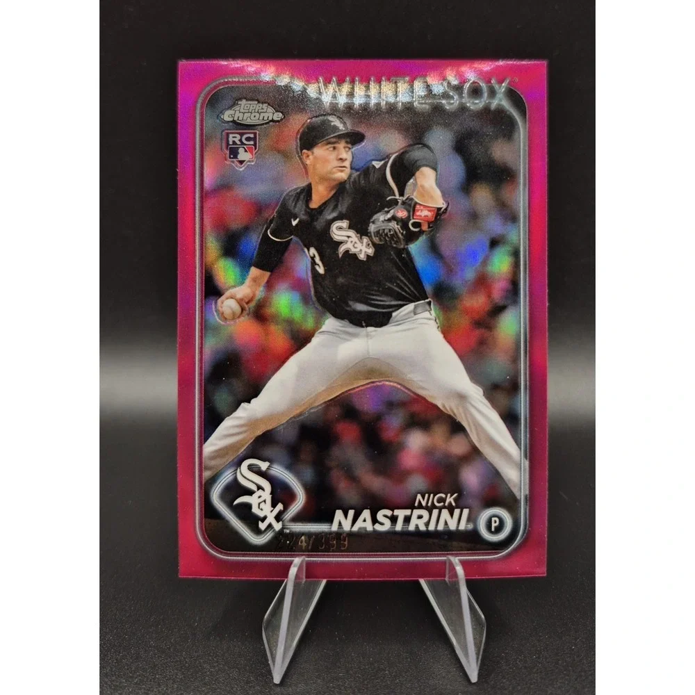 2024 Topps Chrome Update Nick Nastrini #USC14 Magenta Refractor #/399 (RC)